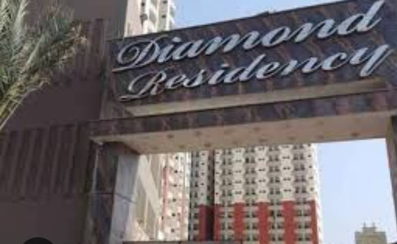 Flat for rent Diamond residency 3 bed dd 3