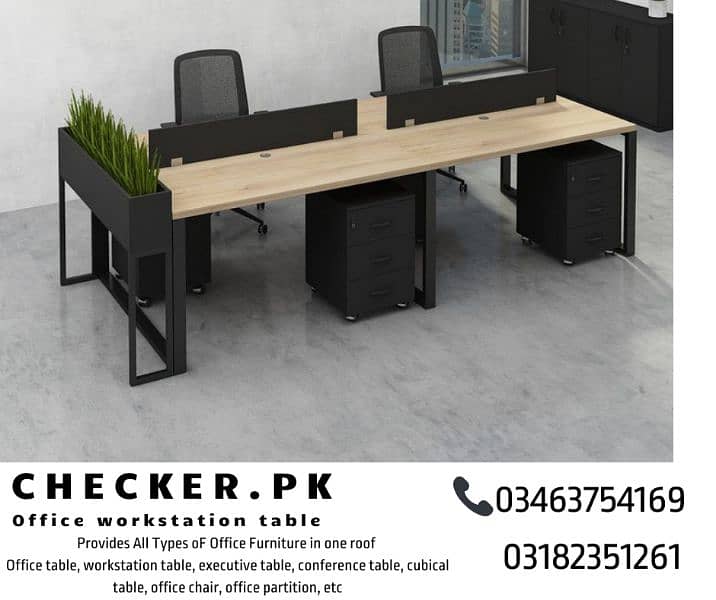 office table, workstation, cubical, executive, conference table ,chair 1