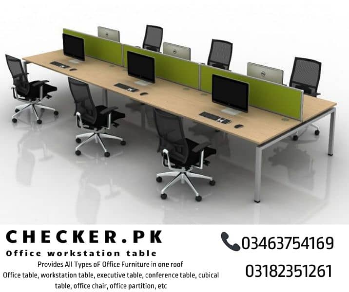 office table, workstation, cubical, executive, conference table ,chair 2