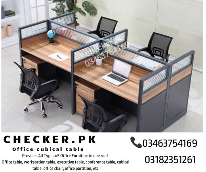 office table, workstation, cubical, executive, conference table ,chair 5