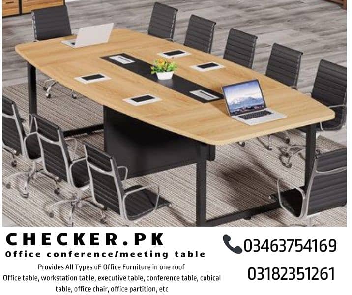 office table, workstation, cubical, executive, conference table ,chair 12