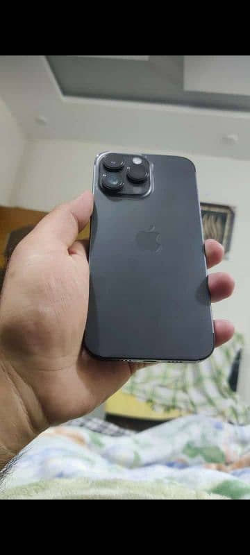 Iphone 14 pro max black color256gb 1