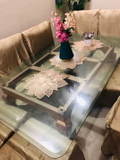 Dining table glass