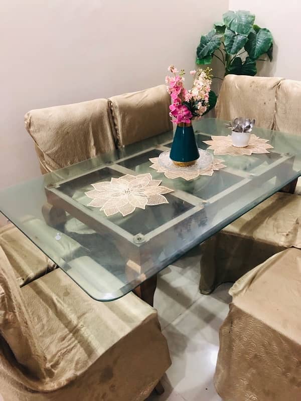 Dining table glass 3