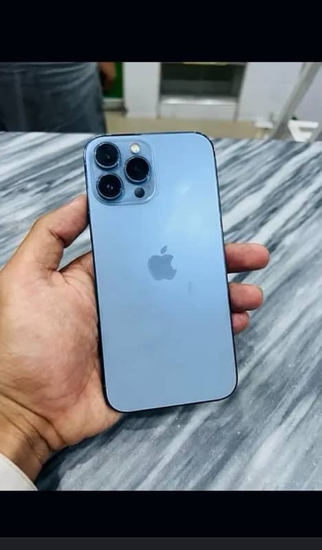 iphone 13 pro max 128gb siaraa blue 4mnth sim time jv 0