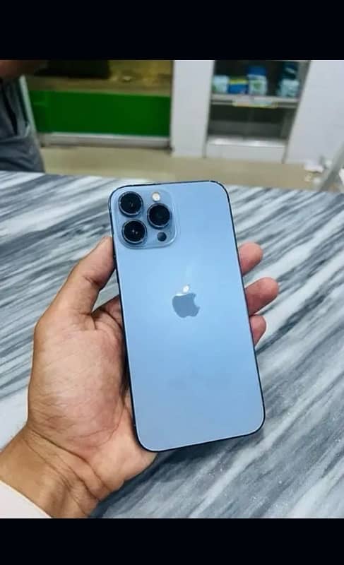 iphone 13 pro max 128gb siaraa blue 4mnth sim time jv 3