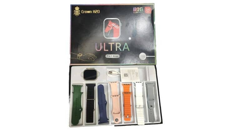 CROWN H20 SMART WATCH 7STRAPS 0