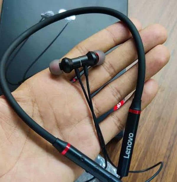 Black super bass'  5 wireless Neckband headphones 2