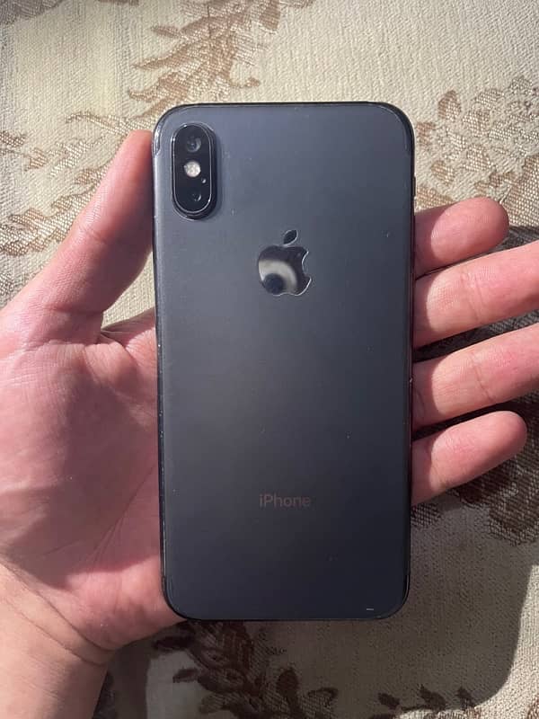 I phone x 64 gb non pta face id issue originol battery 6