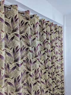 2 piece velvet jacquard curtains