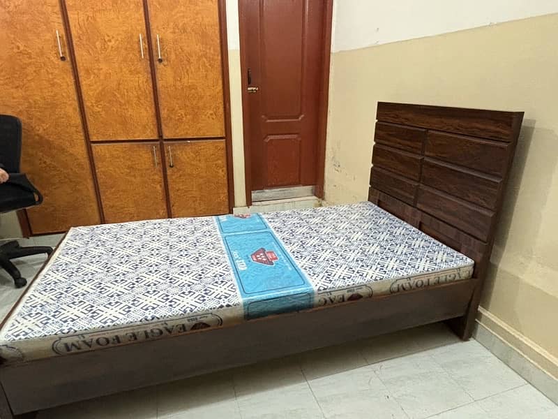 New Single bed with mattress 6