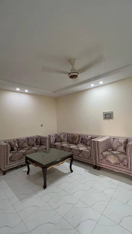 2 beds room furnished flat available for rent in bharia Town 8 2