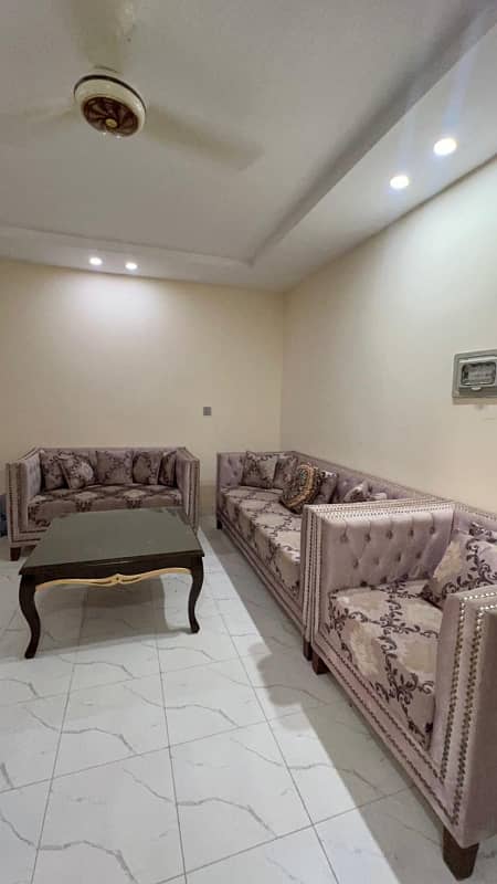 2 beds room furnished flat available for rent in bharia Town 8 3