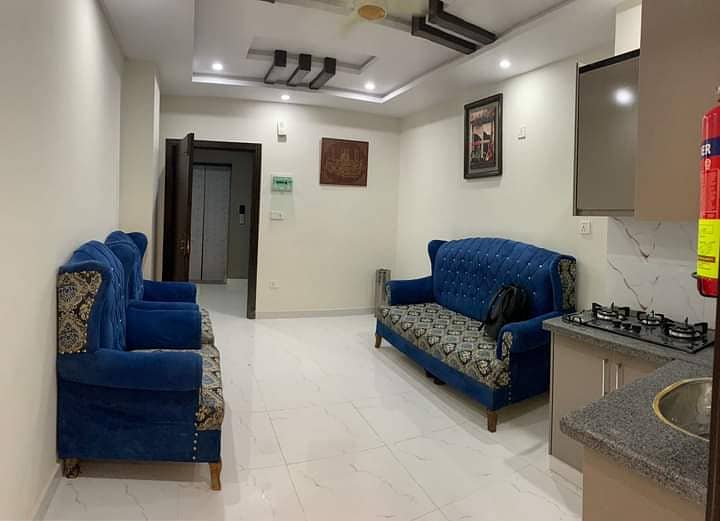 1 beds furnished flat available for rent in bharia Town phase 8 3