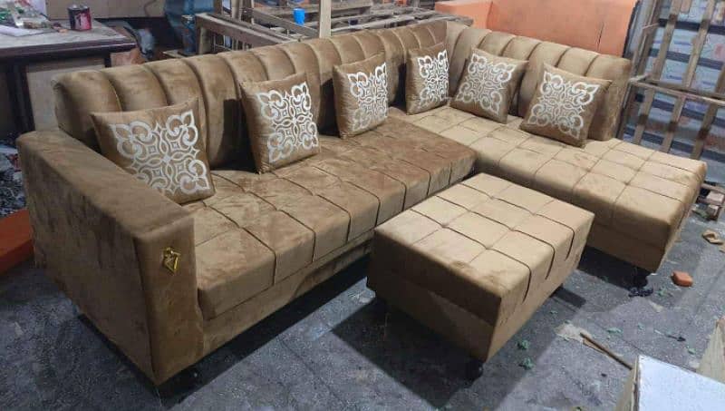 Beatiful L-Shape Corner Sofa with Molty Foam + 10 Years Warranty 3