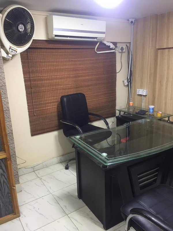 Defence DHA phase 5 badar commercial Furnish office meeznine floor available for rent 7