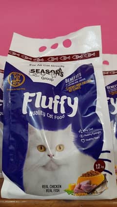 Fluffy cat food