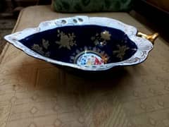 Imported Porcelain Decorative bowl GENUINE COBALT MADONNA