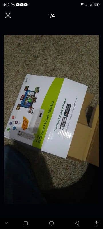 Ptcl smart tv android box full unlocked 3