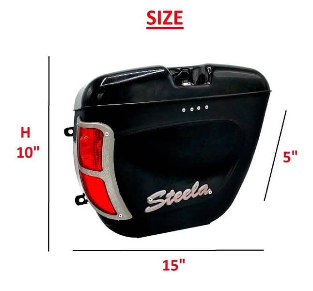 1 pc  motorcycle side storage box 6