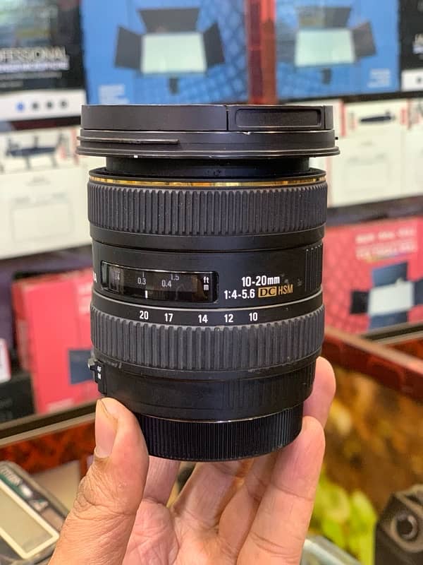 dslr camera lens canon 10/20 10 by 10 contact 03212306356 1