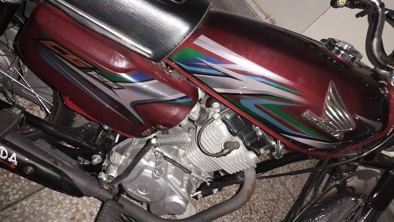 Honda 125  2022 Model 2023 stickers and 2023 registration. 3