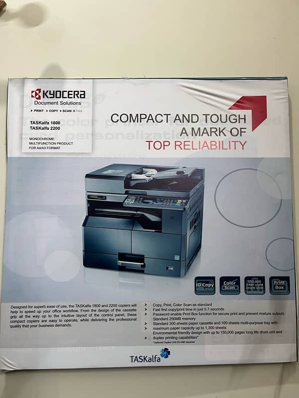 Kyocera Printer + Scanner 1 year Warranty 1020 Mfp 3