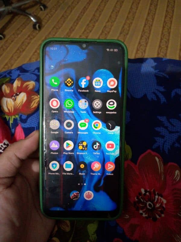 realme mobile phone used 6