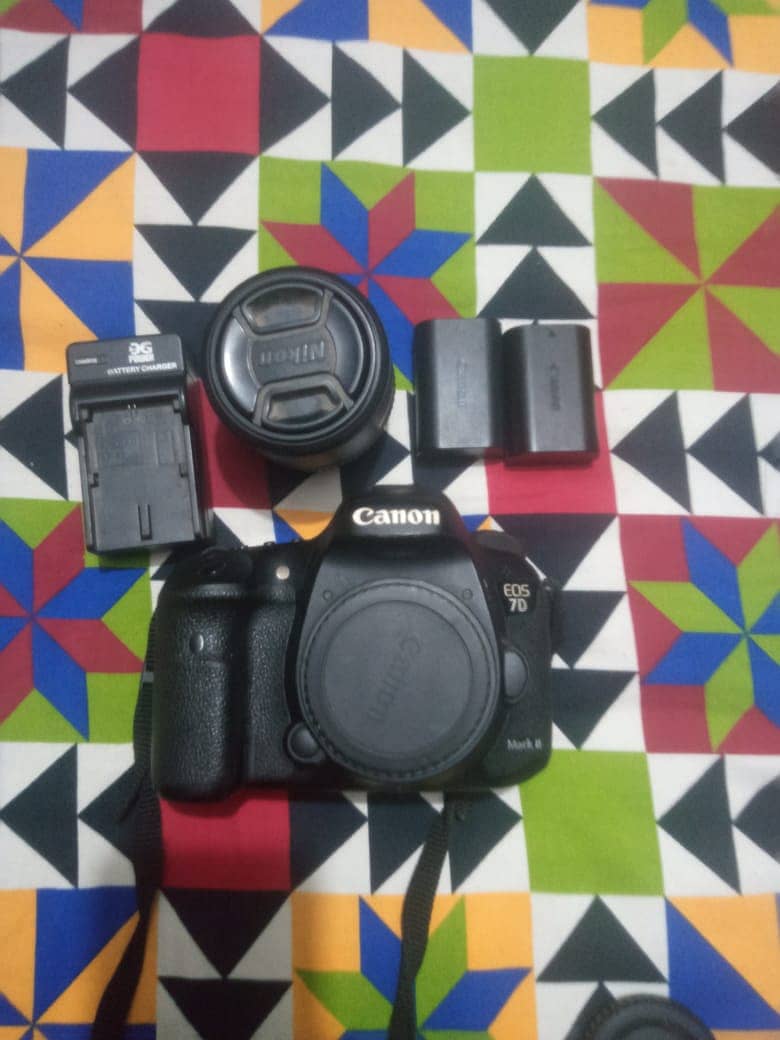 Canon 7D Mark II lens 35 -70 and canon 50mm stm 2