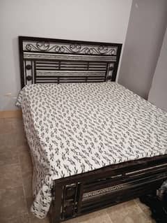 iron bed with mattress for sale