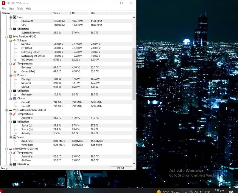 Gaming Pc Intel 7th Gen G4560, Asus Motherboard, Corsair, Xigmatek 1