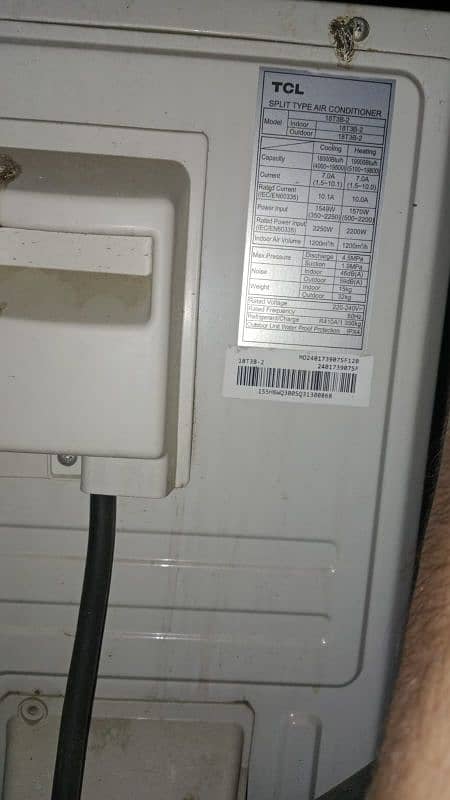 TCL Inverter 18T3B- 2 White 1.5 Ton (T3 Series) 1