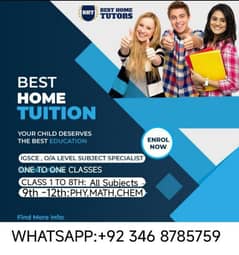 I'm providing Home in kohat and online tuition in all over the world