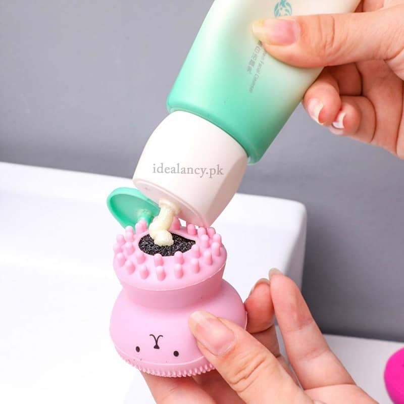 Octopus Shape Silicone Face Cleansing Brush Dead Skin Removal 8