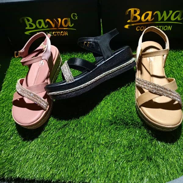 ladies fancy sandal chpal available pu sole me available 9