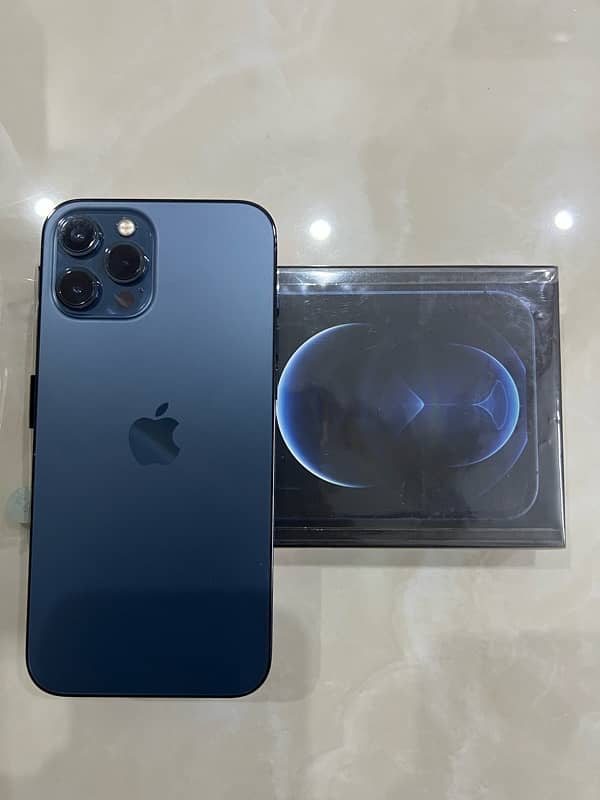 Iphone 12 pro max 256 complete saman pta approved 0