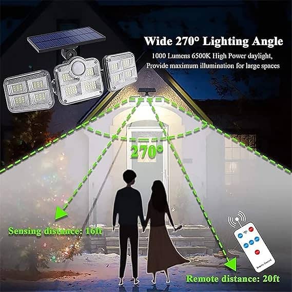 270° Solar Motion Sensor Light 7