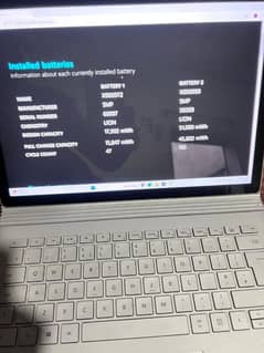 Surface Book i7 6th Gen, 1GB graphic Card