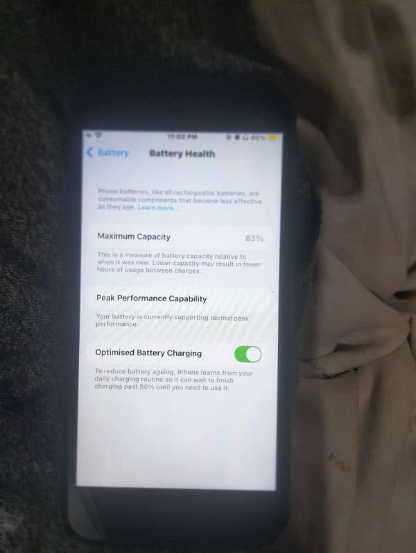 I phone 7 non pta  with health 74 6