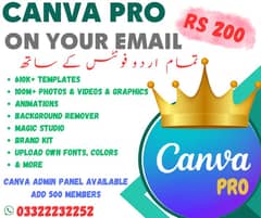 CANVA PRO LIFETIME ON YOUR EMAIL