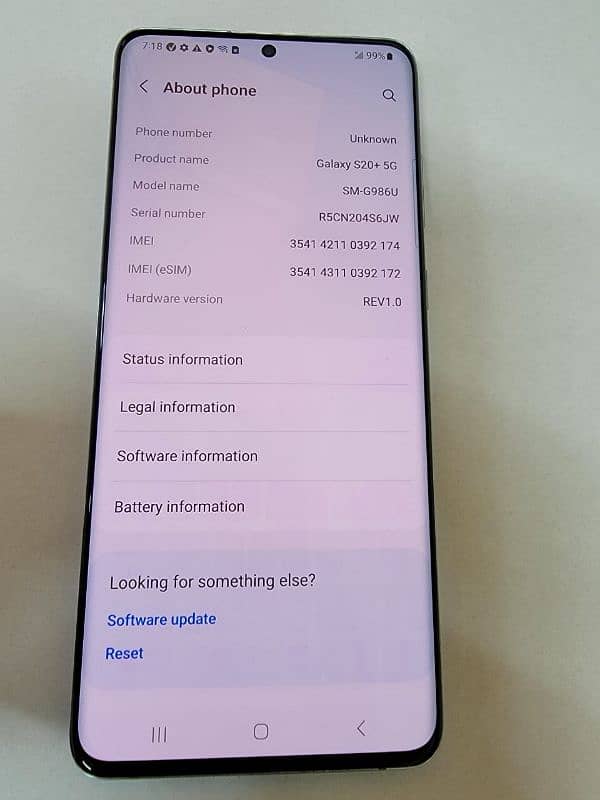 Samsung S20 Plus 5G Non pta 1