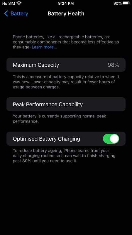 iphone 7plus factory unlock 10 by 10  98 battery health 5