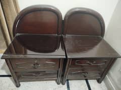 Original Sheesham wood side tables