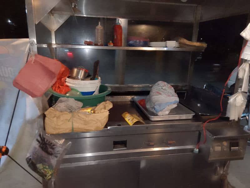 Shwarma,Burger ,fryer counter 3