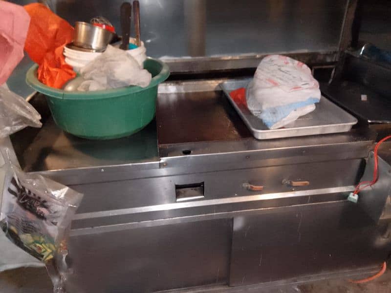 Shwarma,Burger ,fryer counter 7