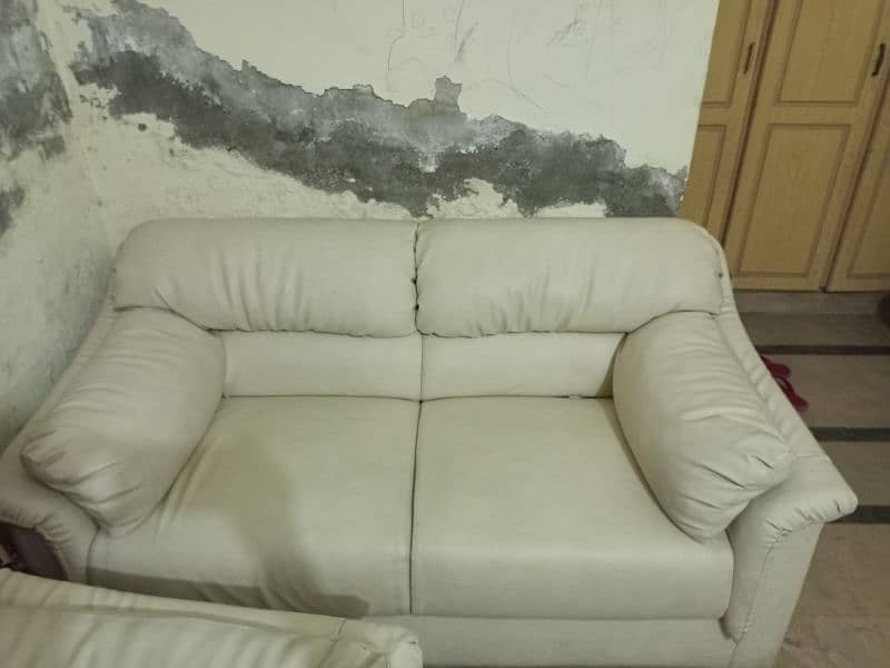 Leather sofa set 2