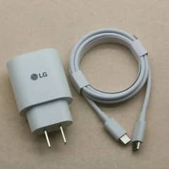 LG V60 thing 25watt original box plugged charger