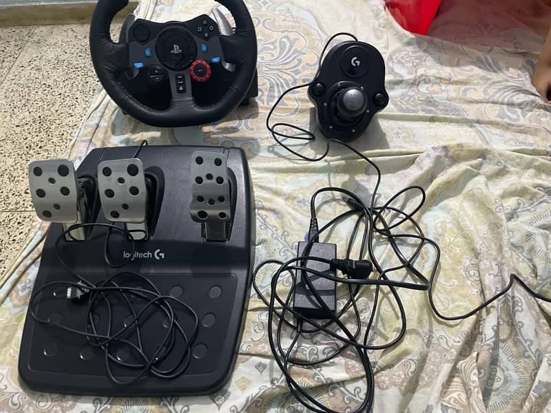 logitech g29 steering wheel with shifter 8