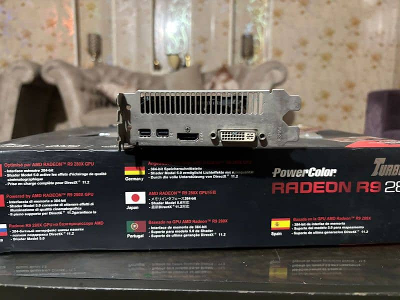 PowerColor AMD R9 280X-DDR5 3gb, 4k supported. 1