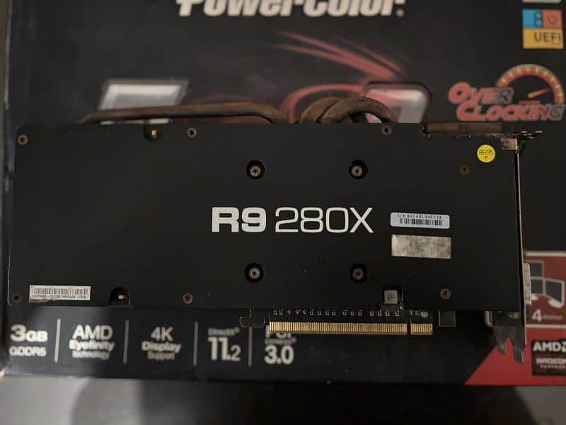 PowerColor AMD R9 280X-DDR5 3gb, 4k supported. 3